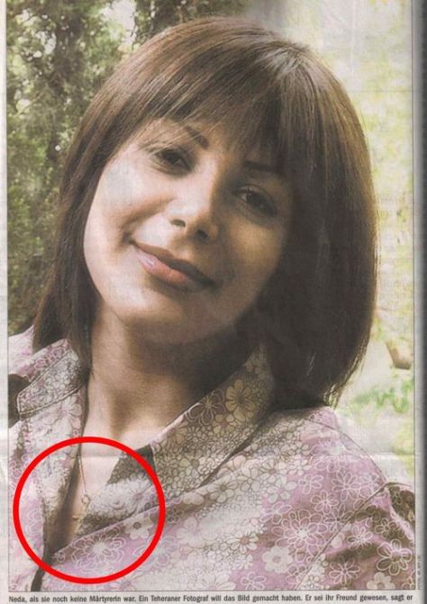 Neda Agha-Soltan - pro-democracy protester who was killed by Iradian dictatorship