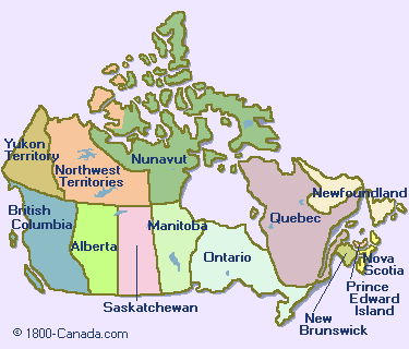 Map of Canada
