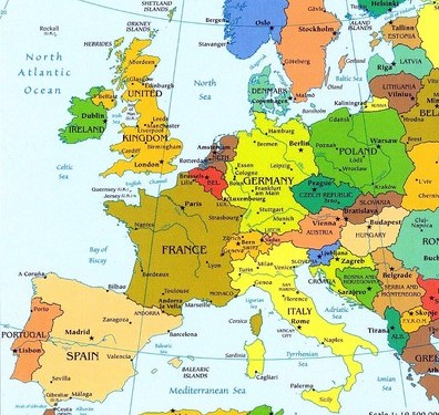Political Map of Europe