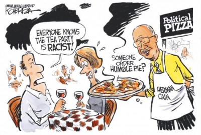 The Tea Party loves Herman Cain