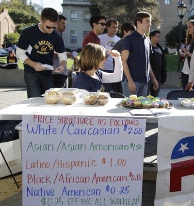 Berkeley College Republicans affirmative action bake sale
