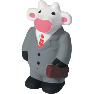 This is Mr. Moo. He is a businesscow. He's going to work.