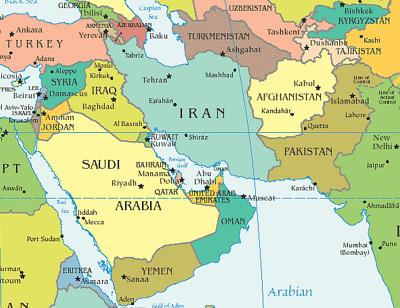 Middle East Map Middle East Map