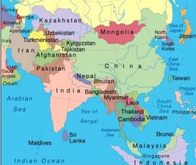 Map of Asia
