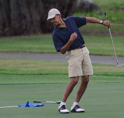 Obama plans to hit the golf course at taxpayer expense