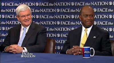 Herman Cain gives Newt Gingrich endorsement Herman Cain gives Newt Gingrich endorsement