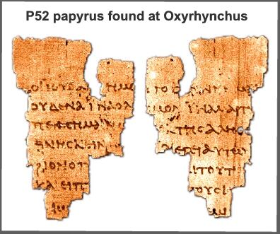 John Rylands manuscript fragment P52