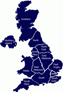 Map of the United Kingdom UK Map of the United Kingdom UK