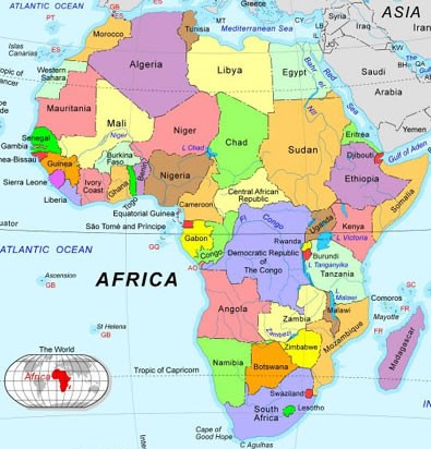 Political Map of Africa