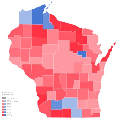 Wisconsin Recall Election Results 2012 Map
