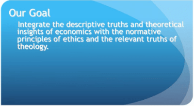 Jay Richards' main point in the debate