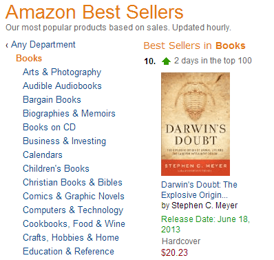 Darwin's Doubt #10 at Amazon.com