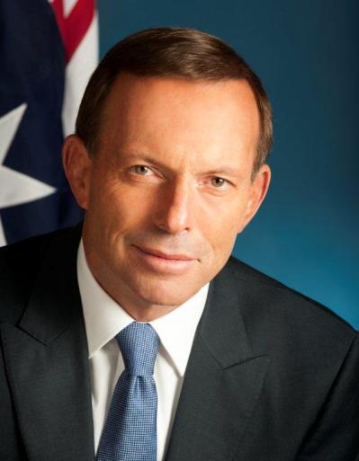 Tony Abbott, future Prime Minister of Australia