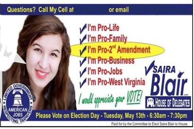 Republican Saira Blair