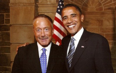 Gay activist Terry Bean and Barack Obama