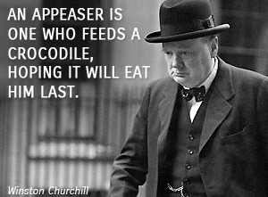 Winston Churchill on appeasement
