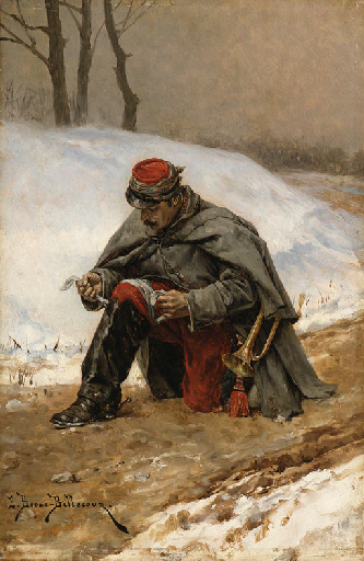 Étienne Prosper Berne-Bellecour - The wounded soldier