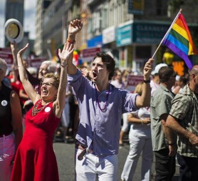 Kathleen Wynne and Justin Trudeau