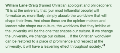 If serving God is your goal, look to the university