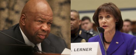 Here's Democrat Elijah Cummings with his good friend Lois Lerner