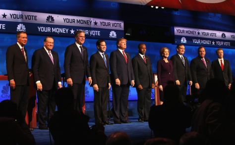 CNBC GOP primary debate candidates