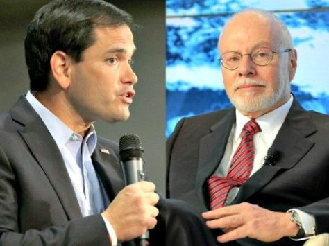 Marco Rubio and his billionaire puppet master Paul Singer