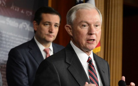 Senator Ted Cruz and Senator Jeff Sessions