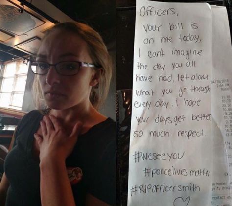 Waitress Jessica Dunbar