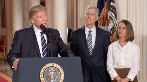 Trump picks a strict constructionist for Supreme Court vacancy