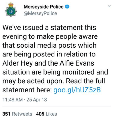 UK Police enforces the decrees of the government-run NHS