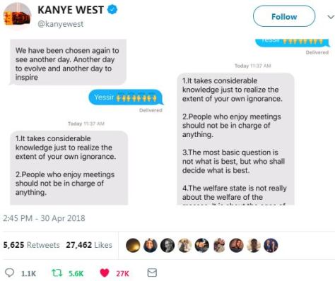 Now this celebrity is tweeting my favorite economist Thomas Sowell