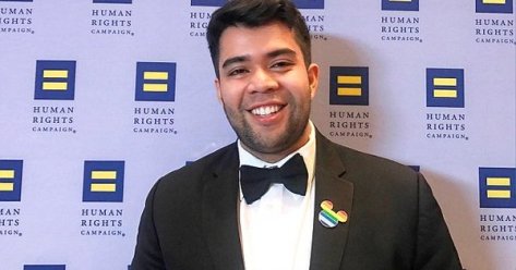 Gay activist, child pornographer, etc. at Human Rights Campaign event