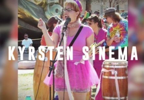 Anti-war Democrat Senate candidate Kyrsten Sinema