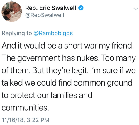 Don't try to resist gun confiscation