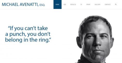 Michael Avenatti cares a lot about domestic violence against women