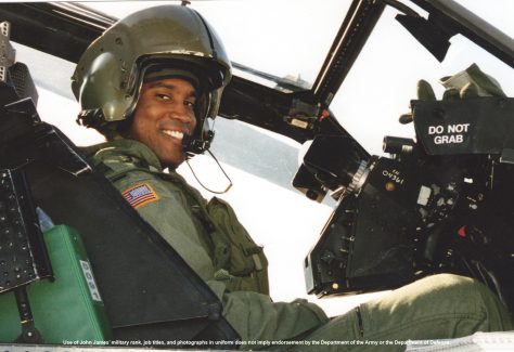 John James is an Apache helicopter pilot and business owner