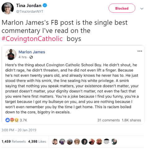 New York Times editor calls Catholic students racists