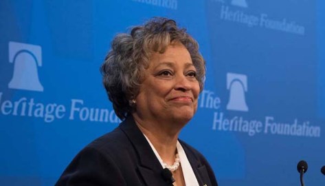 Kay Coles James is president of the Heritage Foundation, my favorite think tank