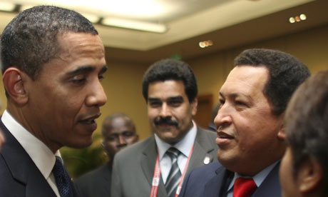 Three socialist fools: Barack Obama, Nicolas Maduro, Hugo Chavez