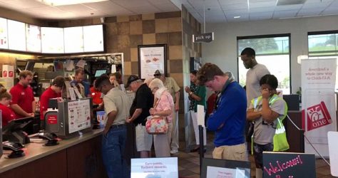 Chick-Fil-A manager asks customers to pray for sick employee