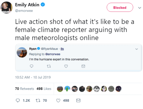 Feminist journalist shames science expert as "sexist"