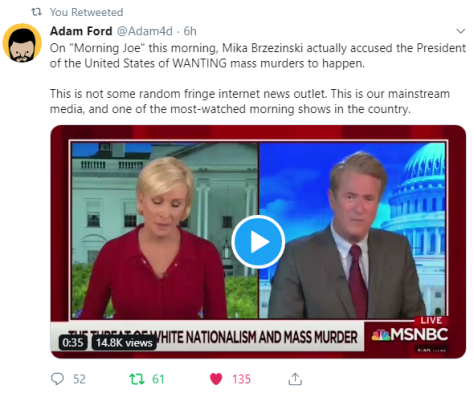 More incitement of violence against Trump by MSNBC