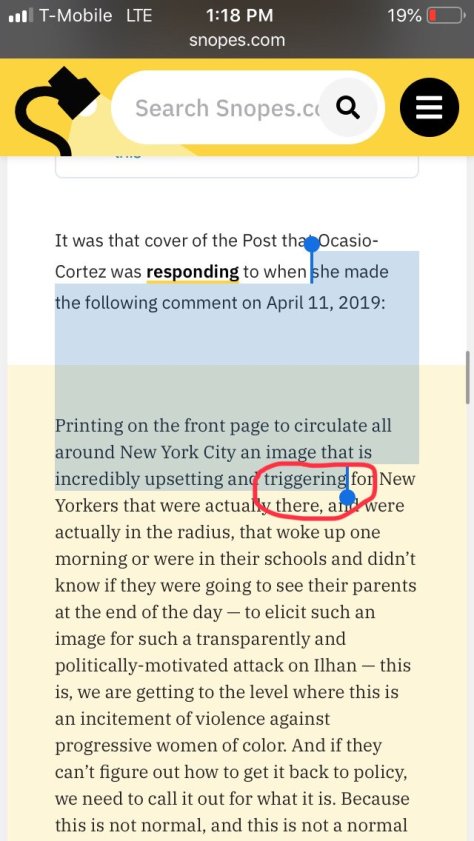 Snopes says this claim about AOC is true