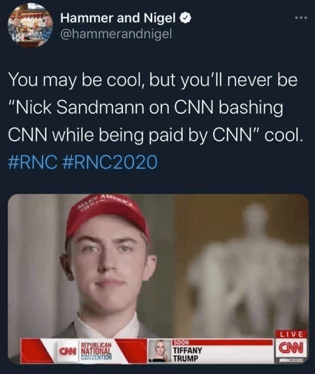 You can bet that CNN leftists aren't too happy to see his smirky face again