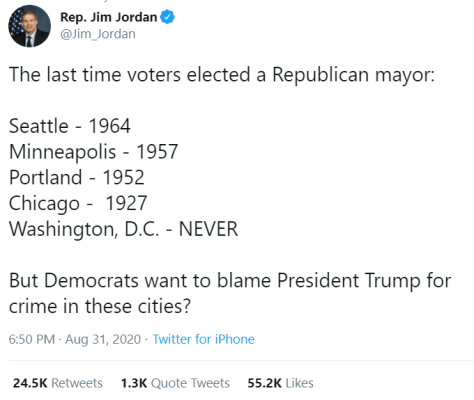 The most violent cities have been run by far-left Democrats for decades