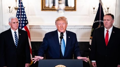 Trump surrounded by prominent evangelicals: Mike Pence and Mike Pompeo