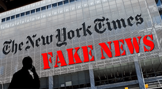 New York Times Fake News Media Bias