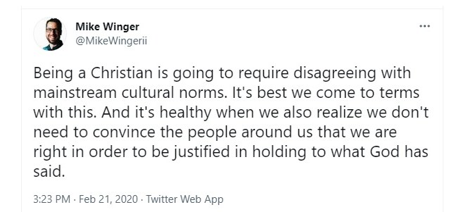 To be a Bible-believing Christian, you have to be comfortable working alone