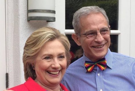 Ed Buck and Hillary Clinton