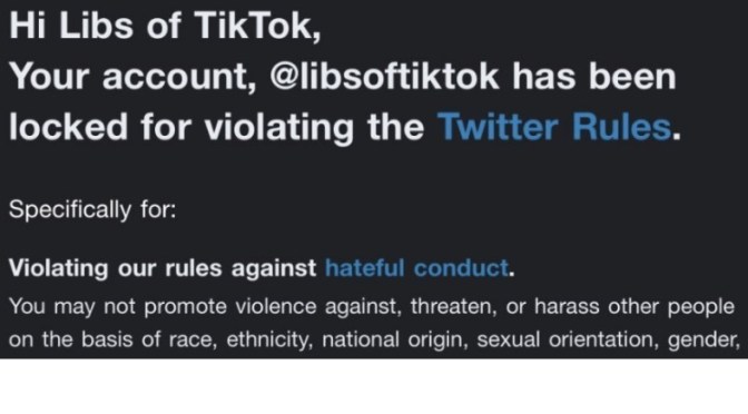 Libs of TikTok Twitter Ban